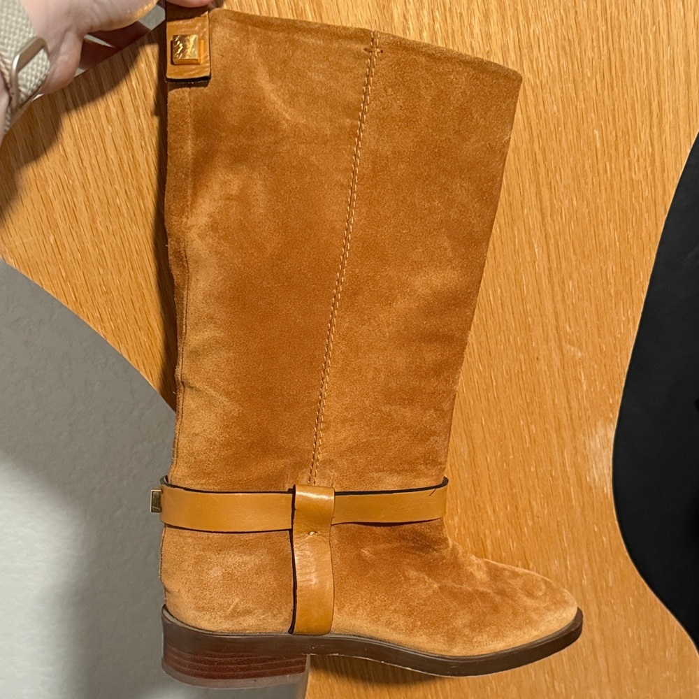 Stuart Weitzman Chestnut Cognac Suede boots - Picture 13 of 13